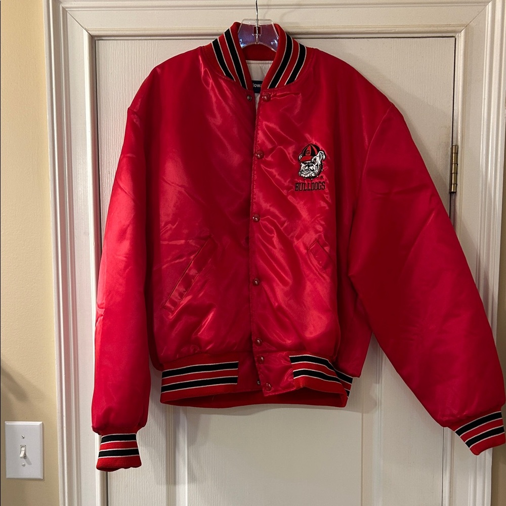 Vintage Holloway Red Georgia Bulldog Lightweight Jacket